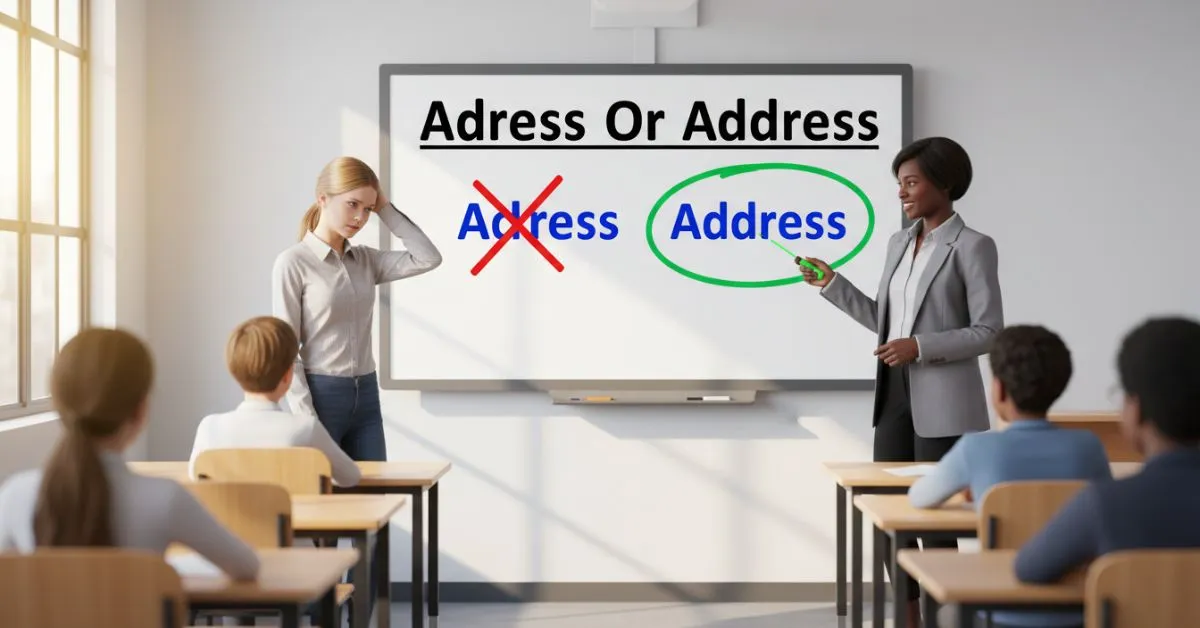 Adress Or Address