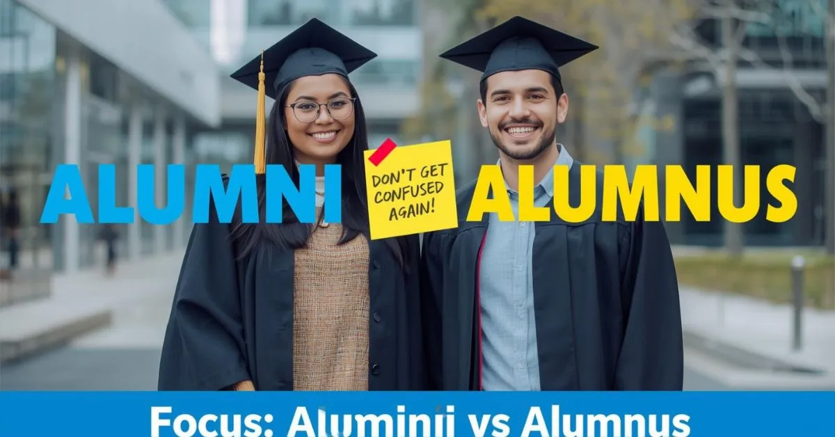 Alumni vs Alumnus