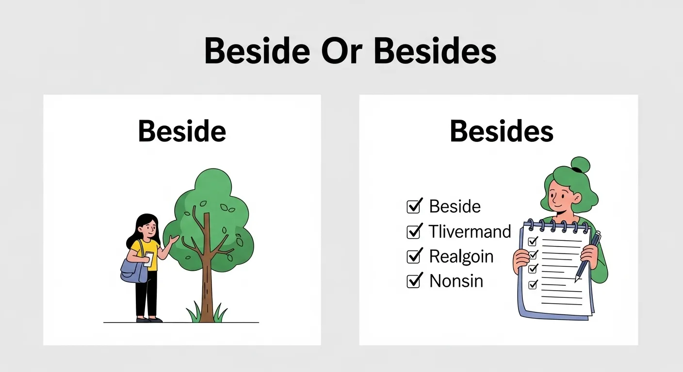 Beside Or Besides