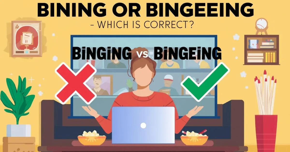Binging Or Bingeing