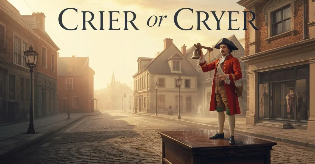 Crier or Cryer