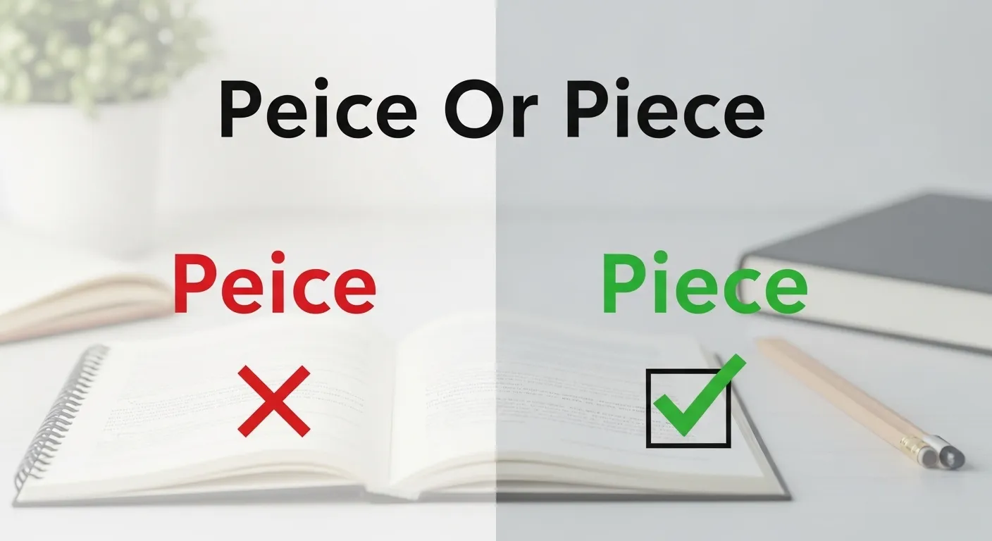 Peice or Piece