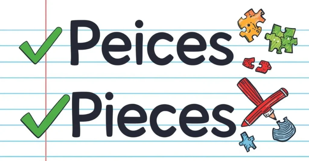 Peices Or Pieces