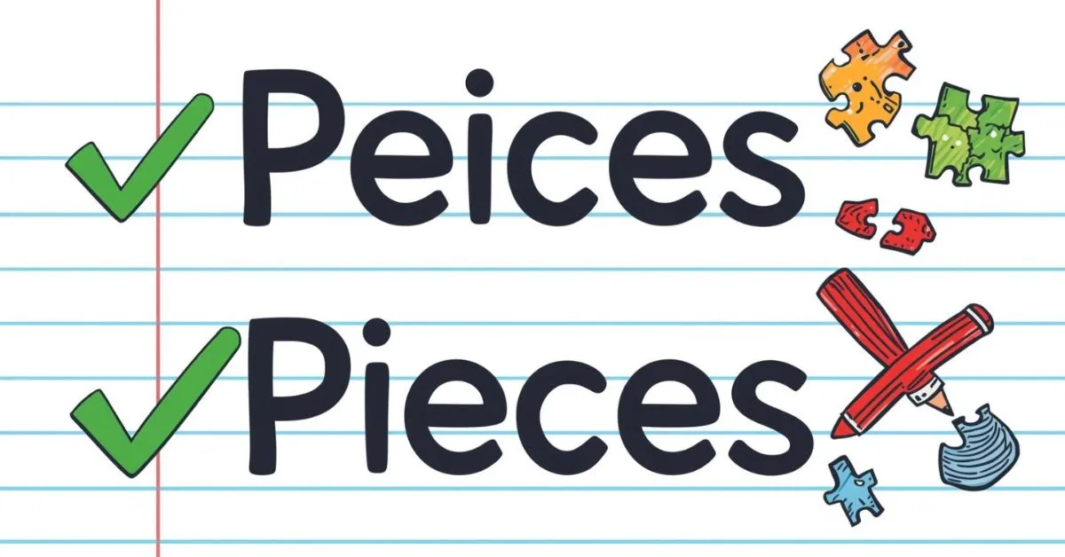 Peices Or Pieces