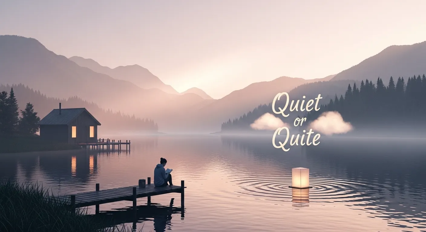 Quiet or Quite
