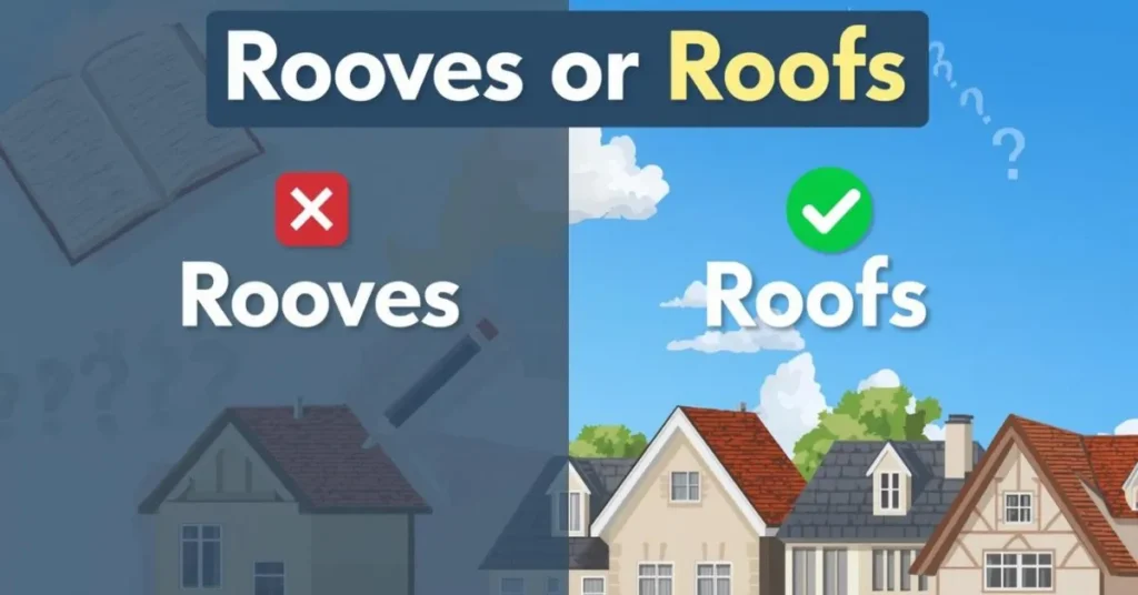 Rooves or Roofs