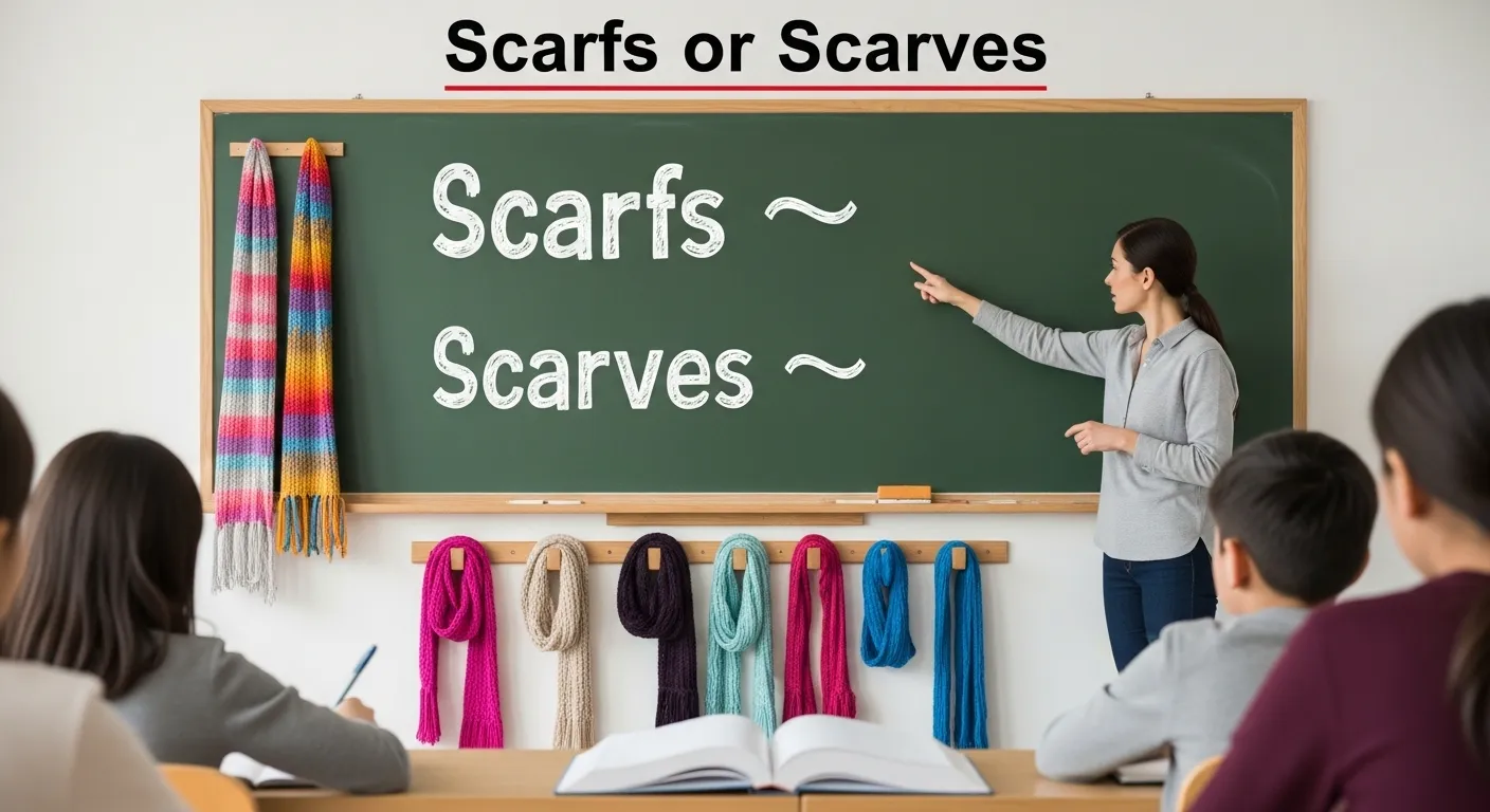 Scarfs or Scarves