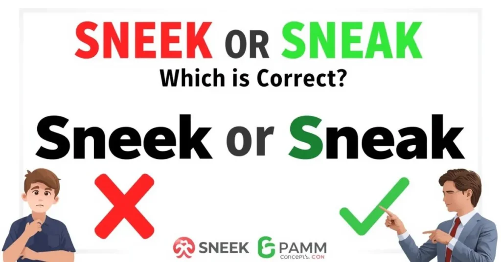 Sneek or Sneak
