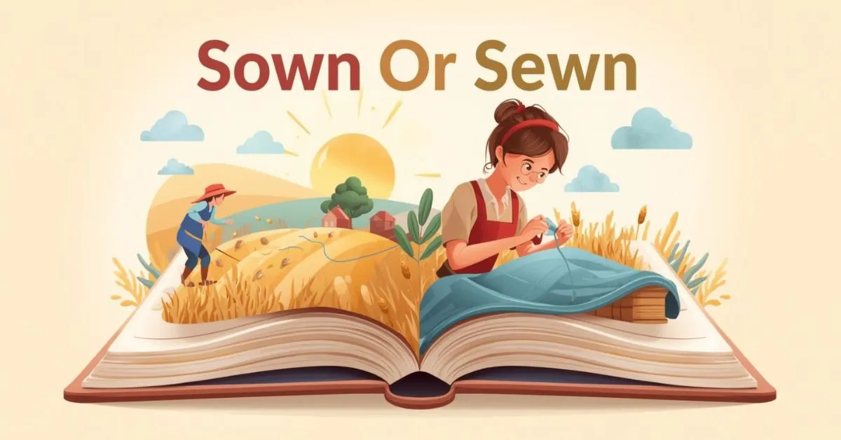 Sown Or Sewn