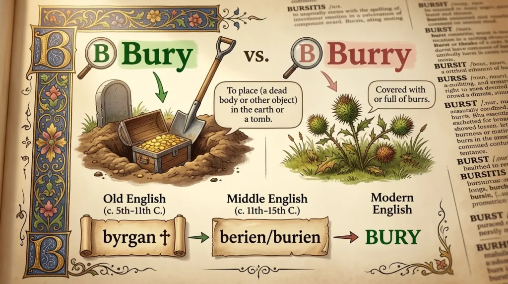 The Origin of Burry or Bury