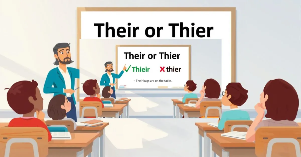 Their or Thier