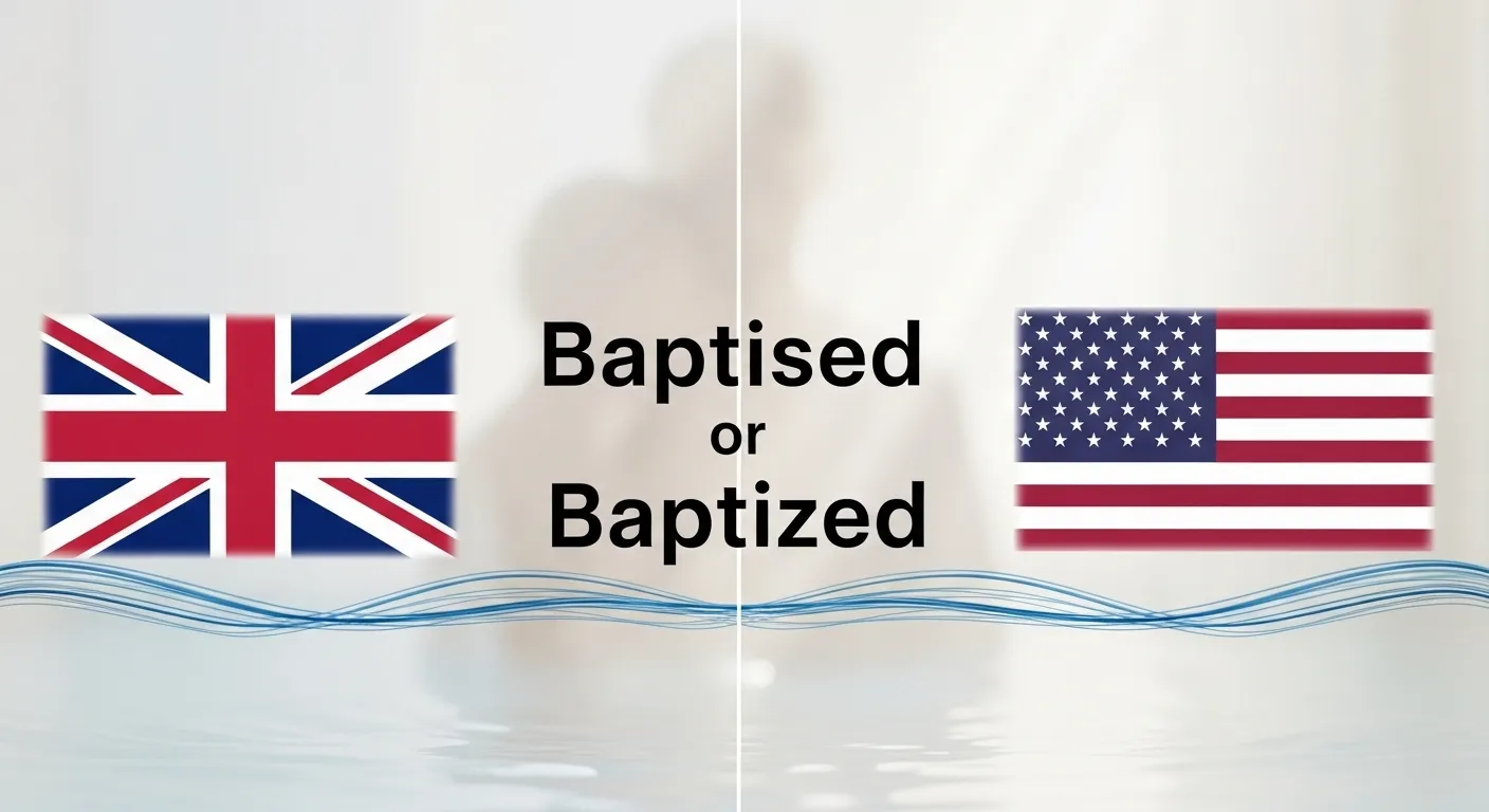 Baptised or Baptized