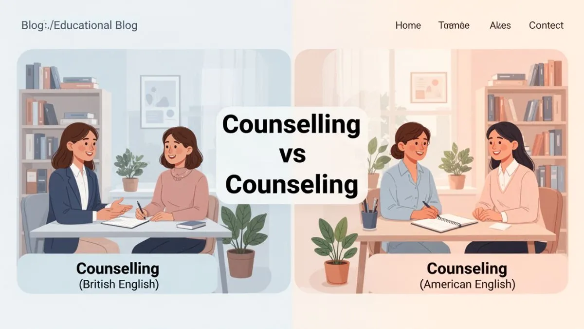 Counselling Or Counseling