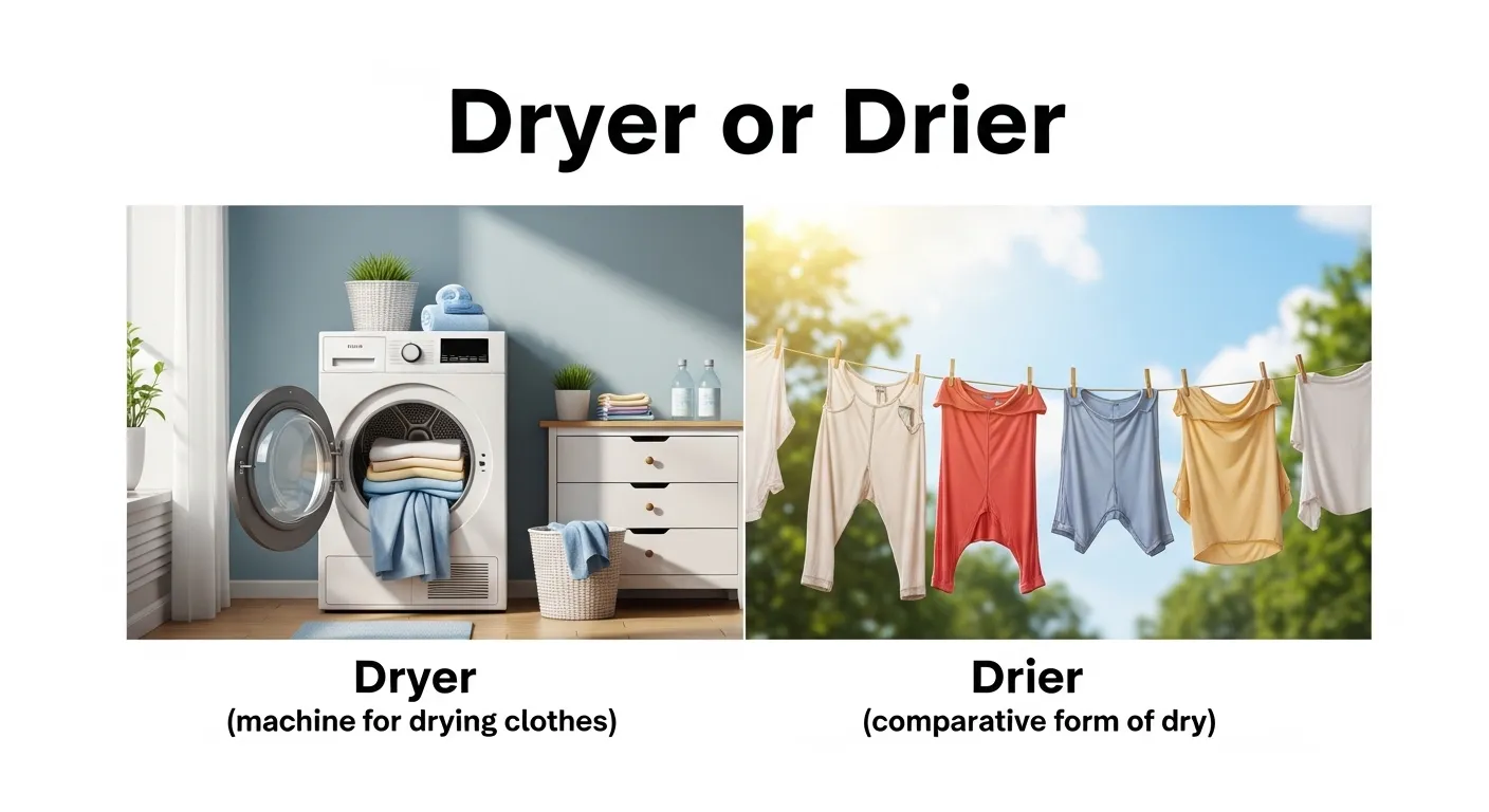 dryer or drier