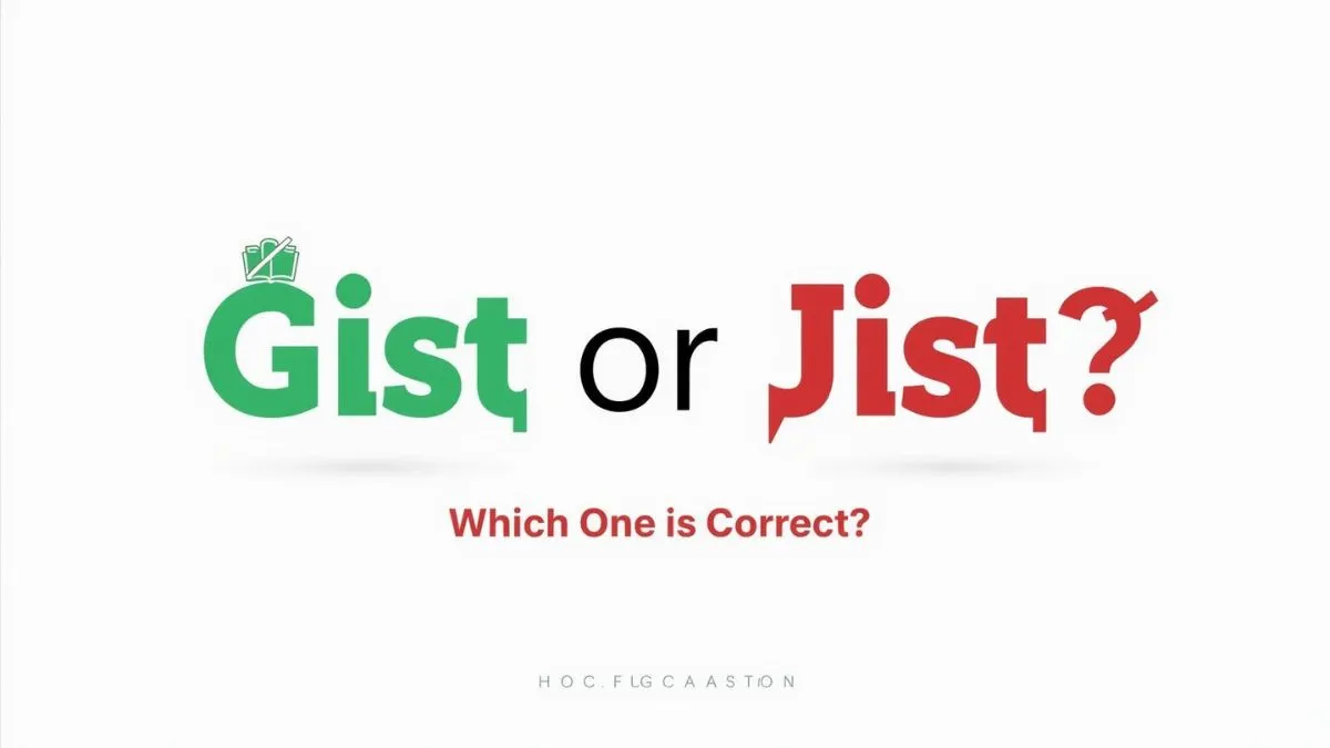 Gist Or Jist