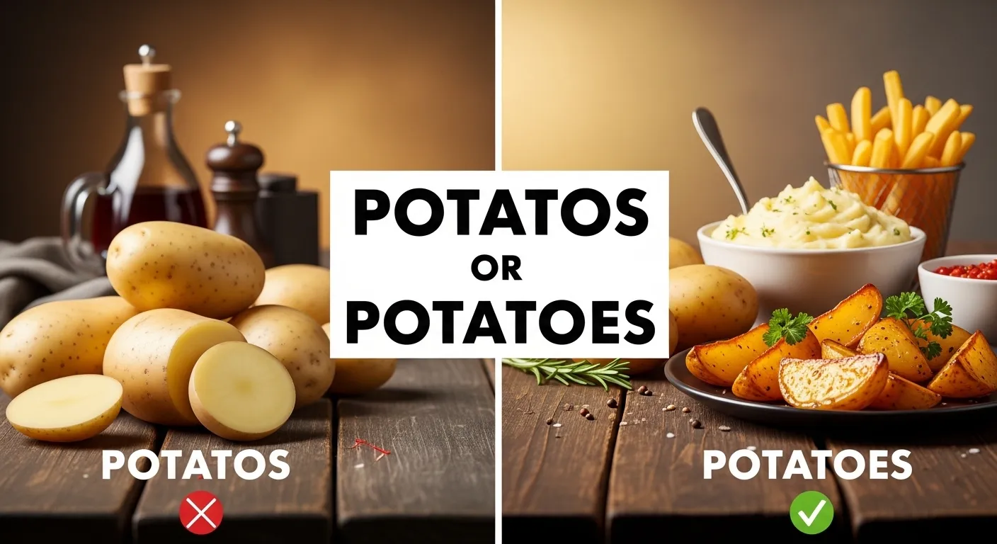 potatos or potatoes