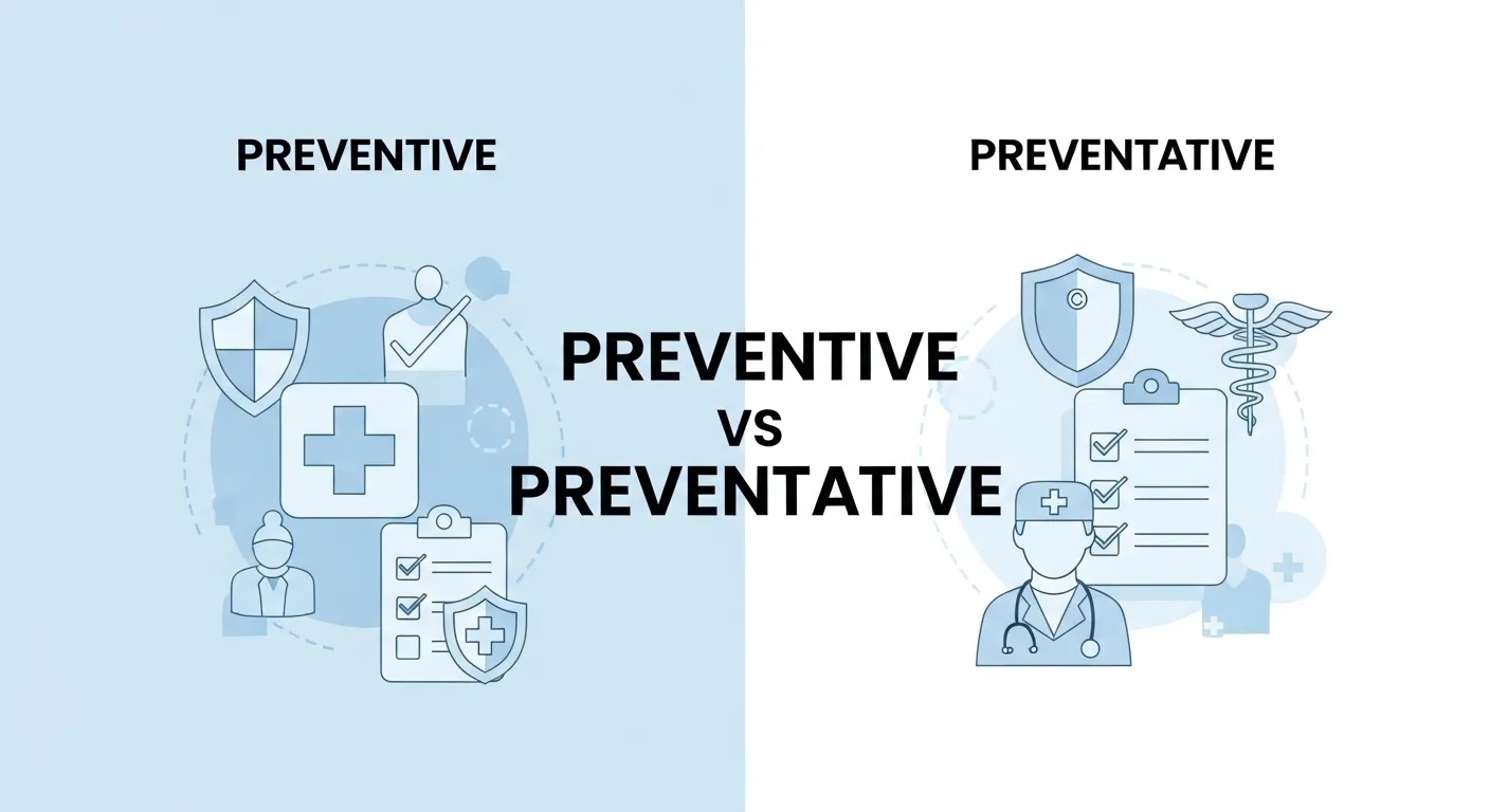 Preventive or Preventative