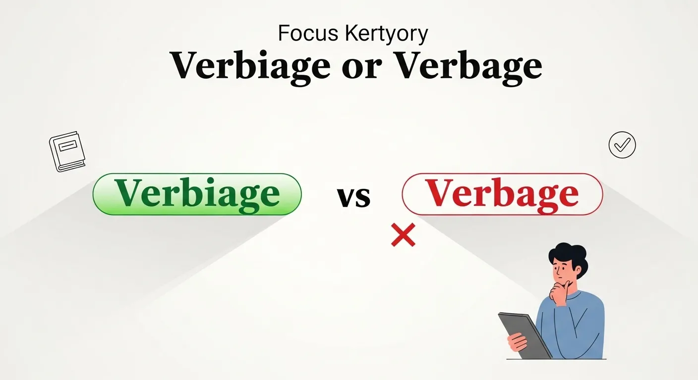 Verbiage or Verbage