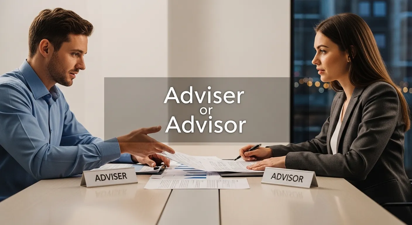 Adviser or Advisor