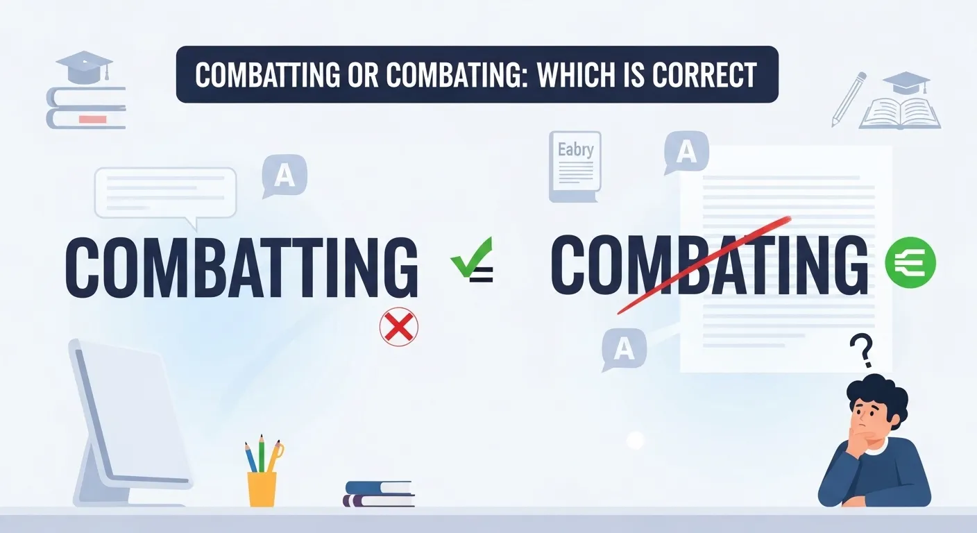 Combatting Or Combating