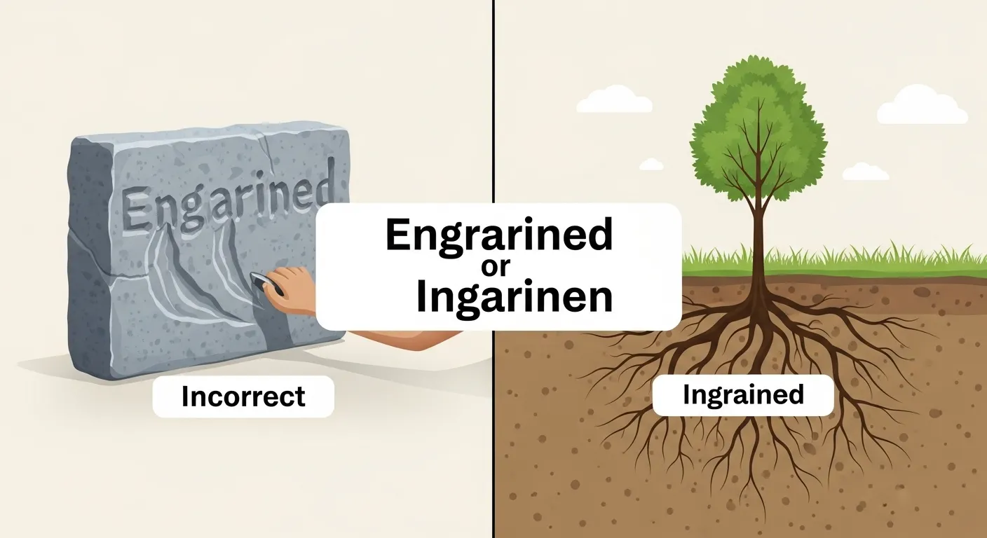 Engrained or Ingrained