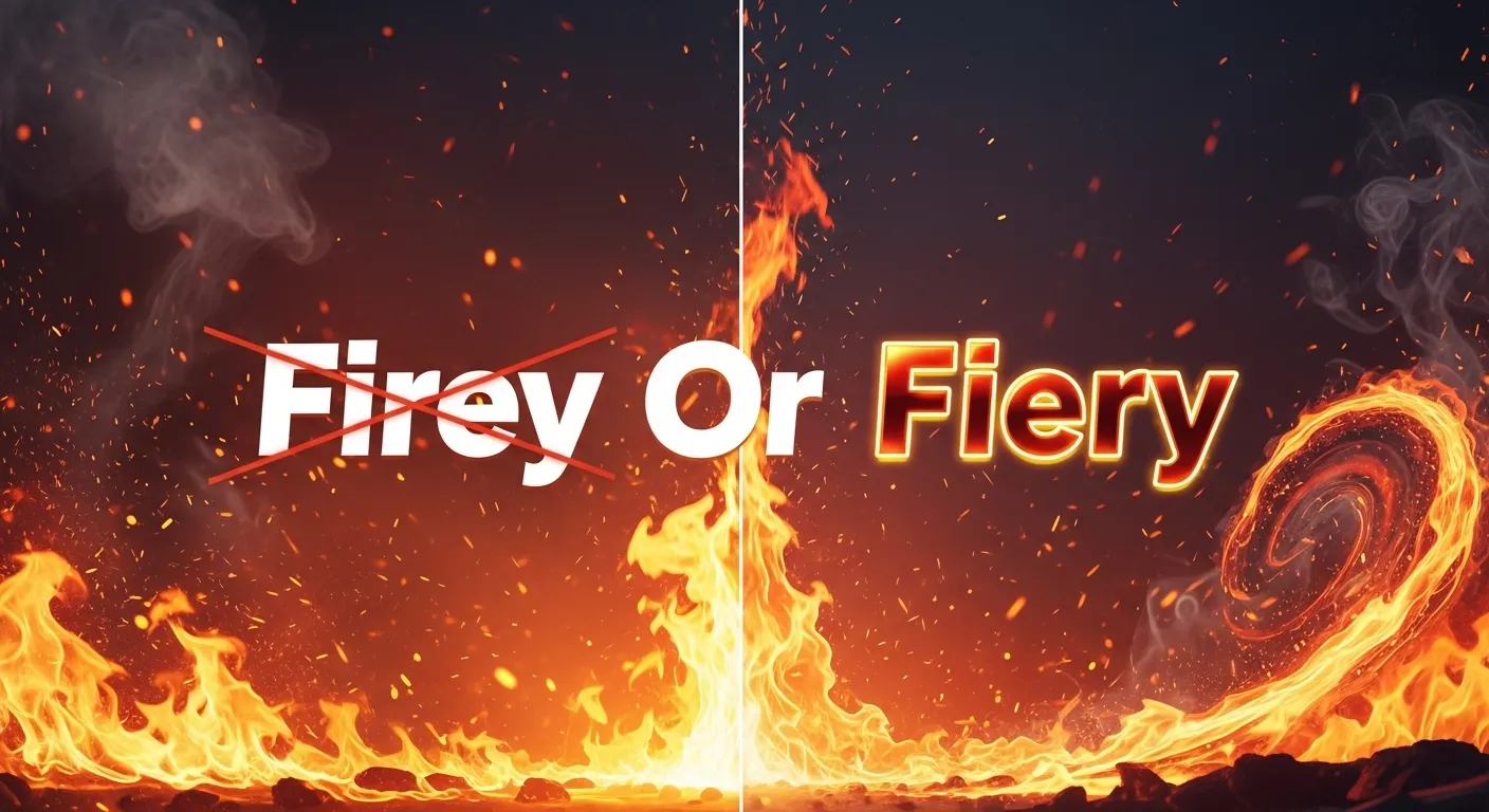 Firey Or Fiery