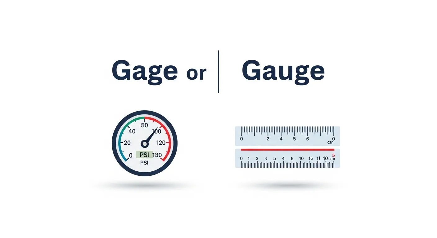 Gage or Gauge
