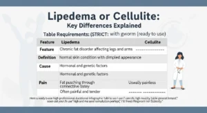 Lipedema or Cellulite