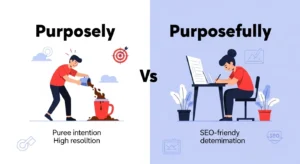 Purposely or Purposefully