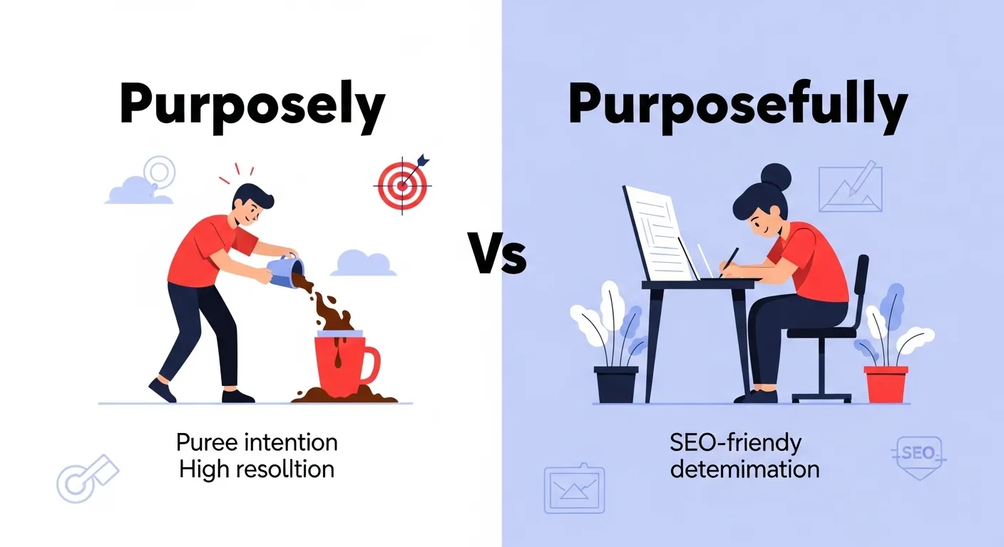 Purposely or Purposefully