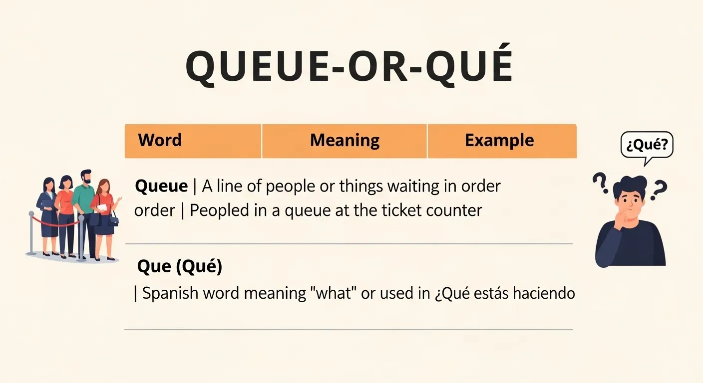 queue or que