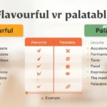 Flavorful or Palatable