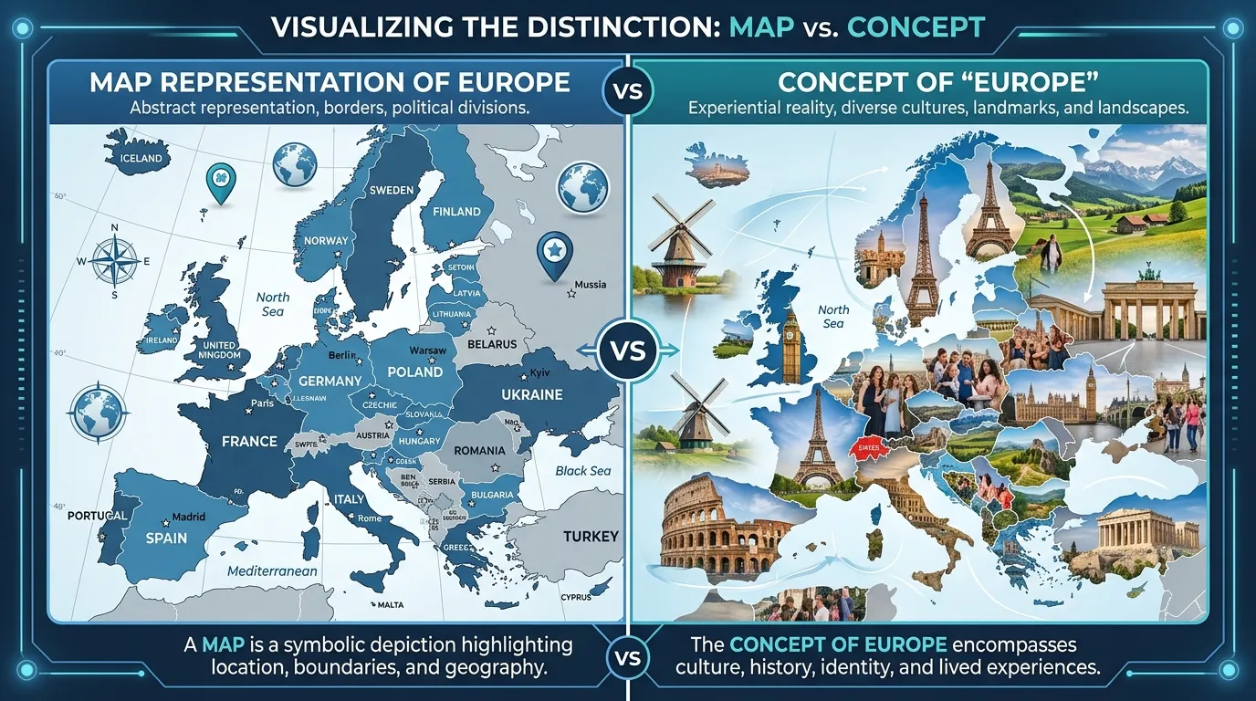 Map Or Europe